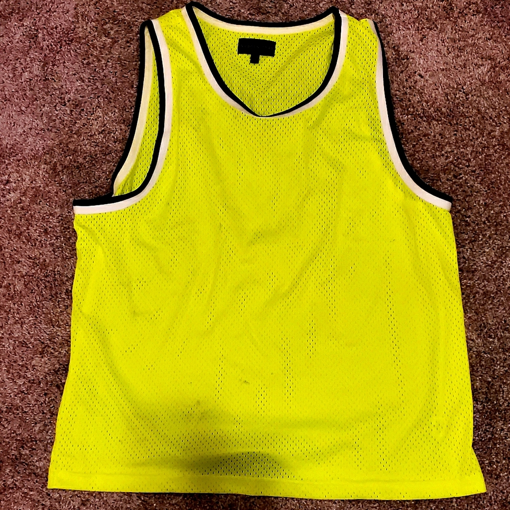 Neon yellow/lime tank top/jersey